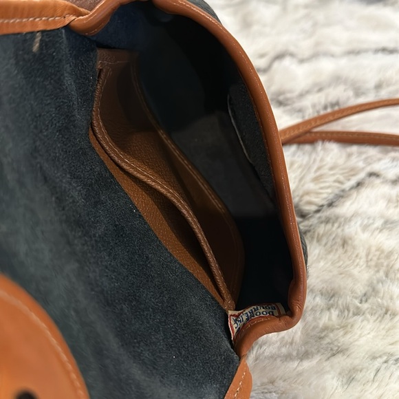 Vintage Dooney & Bourke Cavalry All Weather Leather Mini Crossbody Belt Bag - Picture 6 of 10